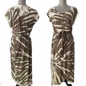 YOUNG FABULOUS & BROKE Tie Dye Jersey Dress NWT S